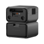 Preview: Rear 45° view of ECOFLOW RIVER 3 Max Plus - Portable Powerstation with open lid