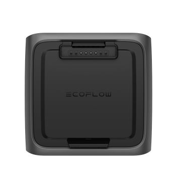 Top-Ansicht der ECOFLOW RIVER 3 EB600 Extra Batterie