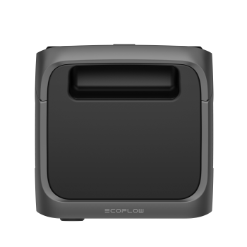 Top view of the ECOFLOW RIVER 3 Max Plus power station with controls