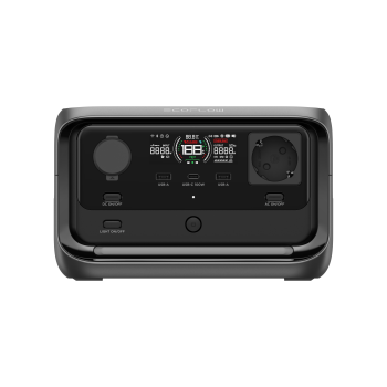 Front view of ECOFLOW RIVER 3 PLUS portable power station
