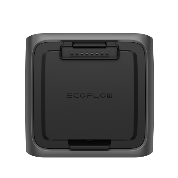 Top-Ansicht der ECOFLOW RIVER 3 EB600 Extra Batterie